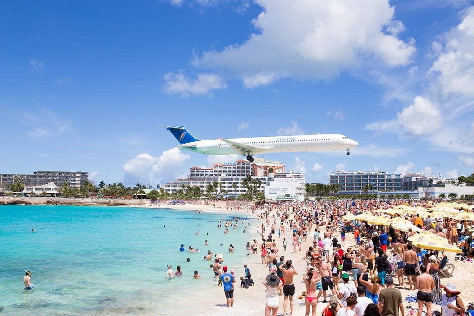 Pool party Caribbean, Private Nature reserve Saint Marteen