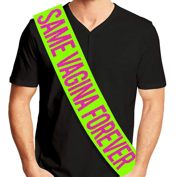Groom Neon Sash - Bachelor Party Supplies, Decorations, Ideas, Gifts, Jokes and Favors